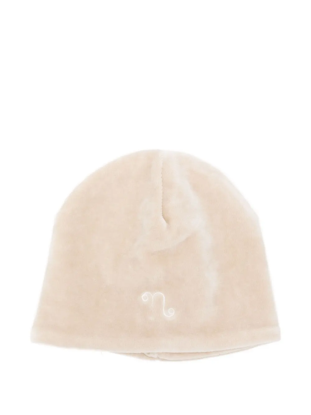 

Шапка-бини с вышитым логотипом Nanan, бежевый
