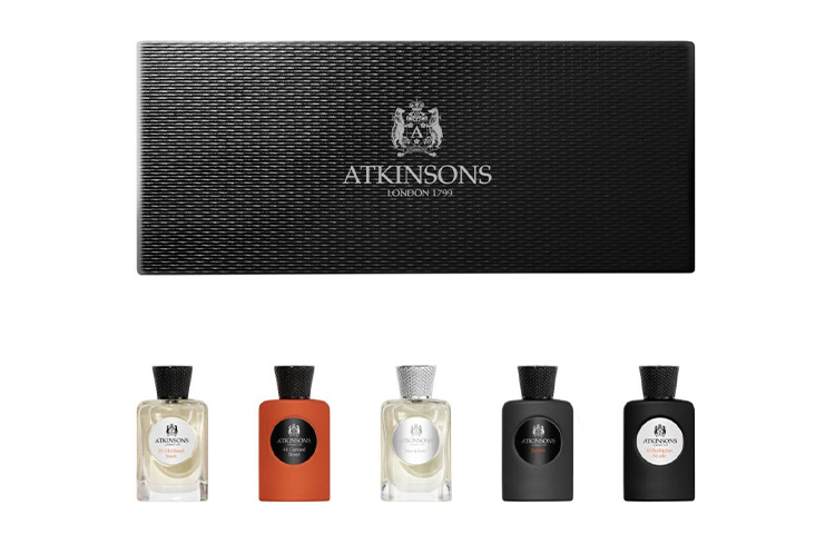 Мини-набор пробников духов пять штук eau de parfum Atkinsons