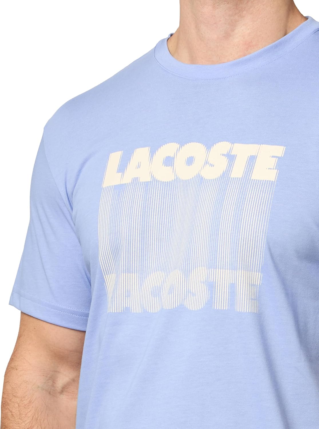 Футболка Lacoste Ultra-Dry, спортивная, синий — фото 3