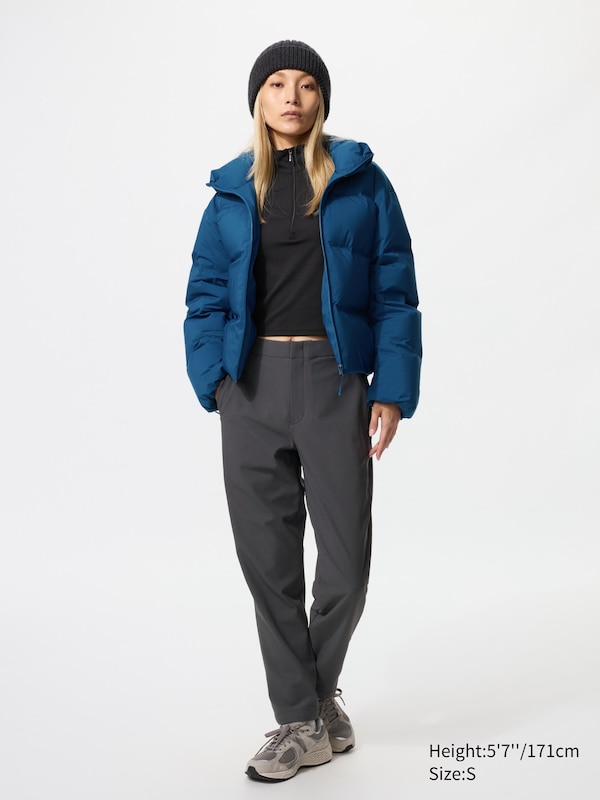 

Теплые эластичные брюки Uniqlo, 08 dark grey