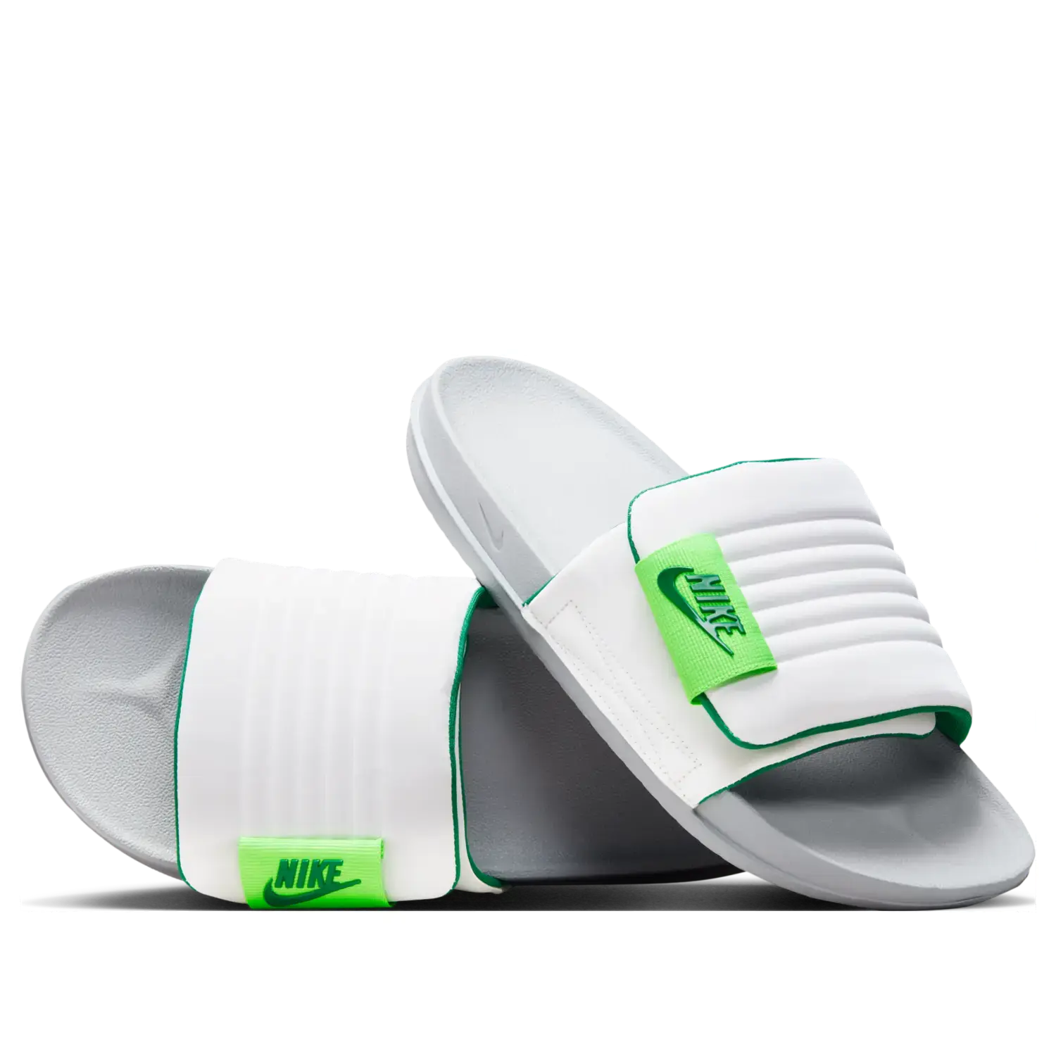 

Шлепанцы Nike Offcourt Slides 'Wolf Grey White Green Strike'