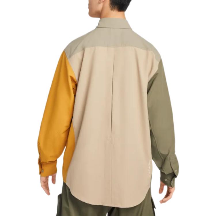 Мужская футболка Nike ACG Dri-FIT UV Devastation Trail с множеством карманов, цветными блоками и длинными рукавами DN3937-247 — фото 4