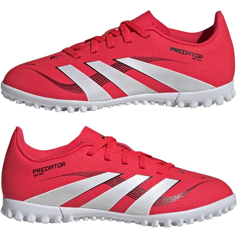 Детские футбольные бутсы Predator Club TF для игры на хард-корте Adidas, мультиколор — фото 4