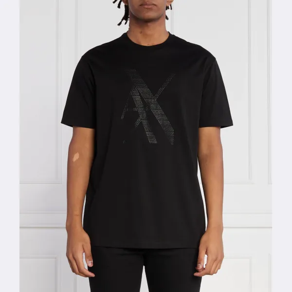 

Футболка стандартного кроя Armani Exchange, черный