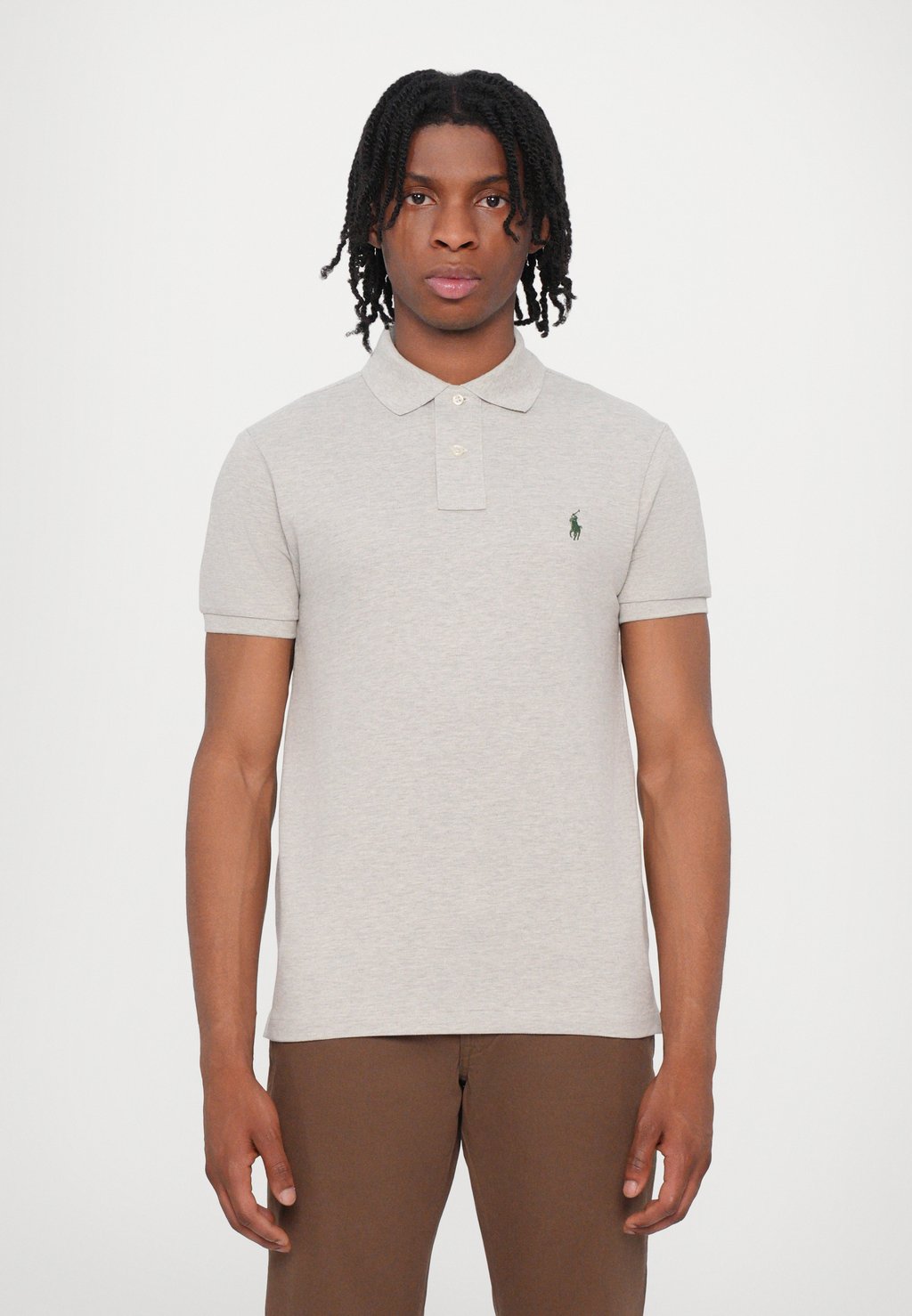 

Рубашка поло SHORT SLEEVE Polo Ralph Lauren, светло-серый