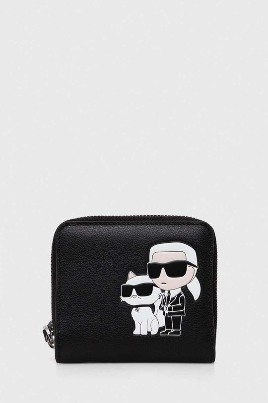 

Кожаный кошелек Karl Lagerfeld, черный