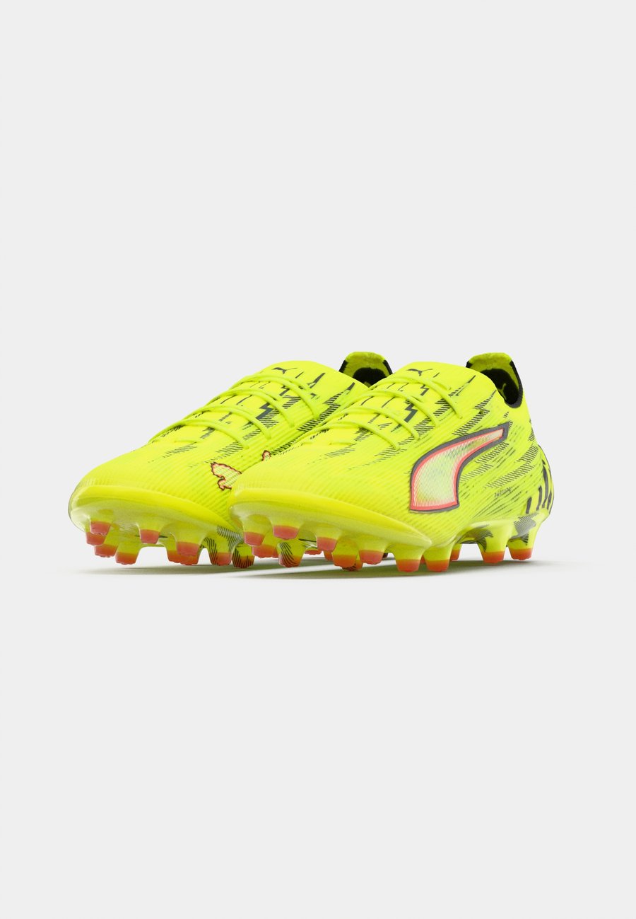 Кроссовки Puma ULTRA 6 ULTIMATE AG, Yellow Alert/Black/Silver-Coloured/Glowing Red/Black — фото 3