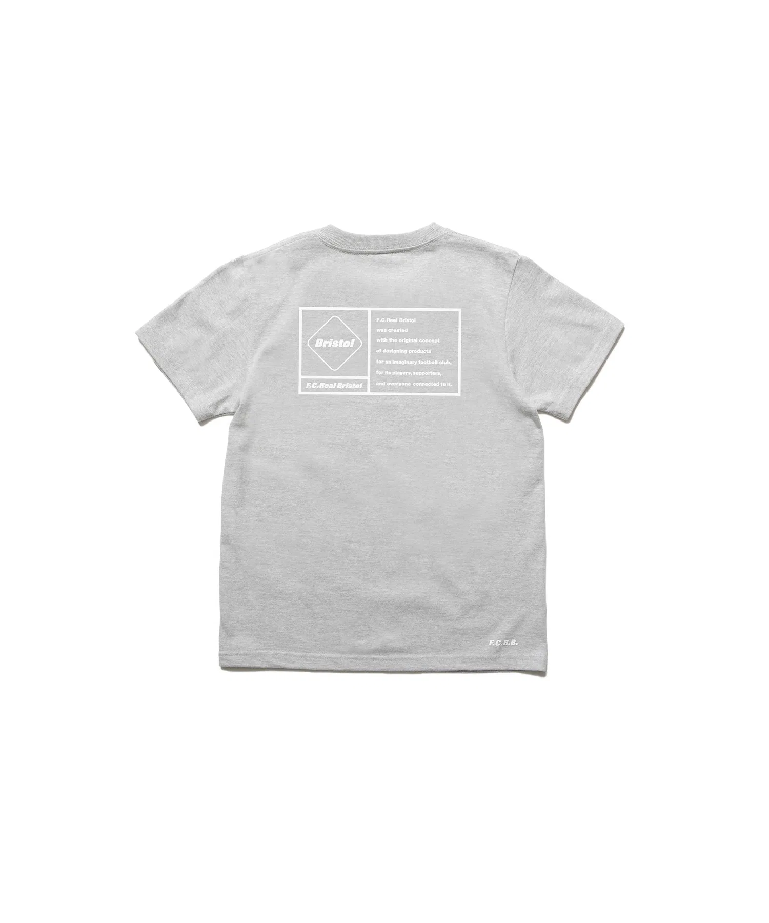 Детская футболка F.C.Real Bristol SIGNATURE TEE серая