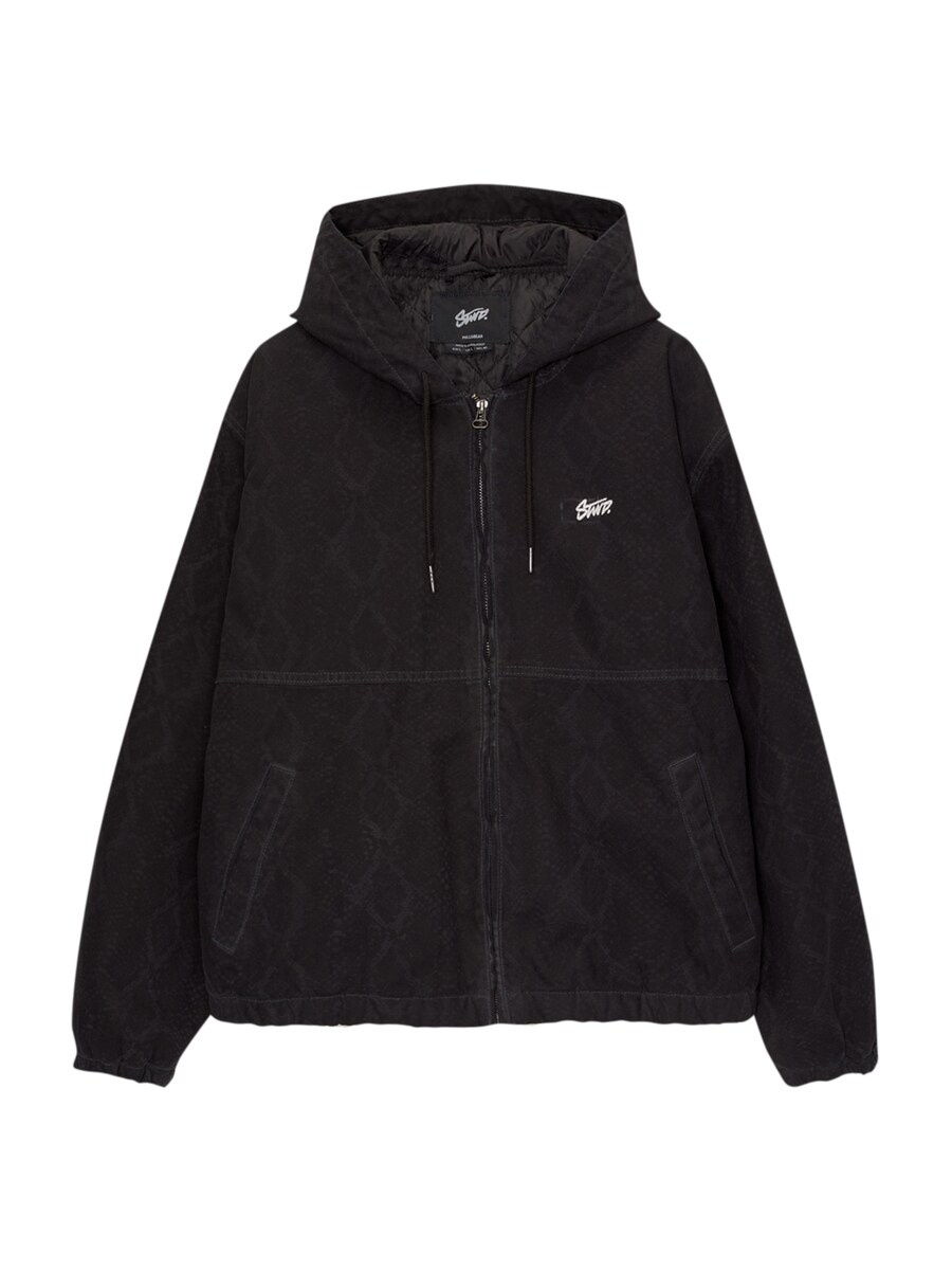

Межсезонная куртка Pull&Bear, цвет Navy/Smoke blue, Серый, Межсезонная куртка Pull&Bear, цвет Navy/Smoke blue