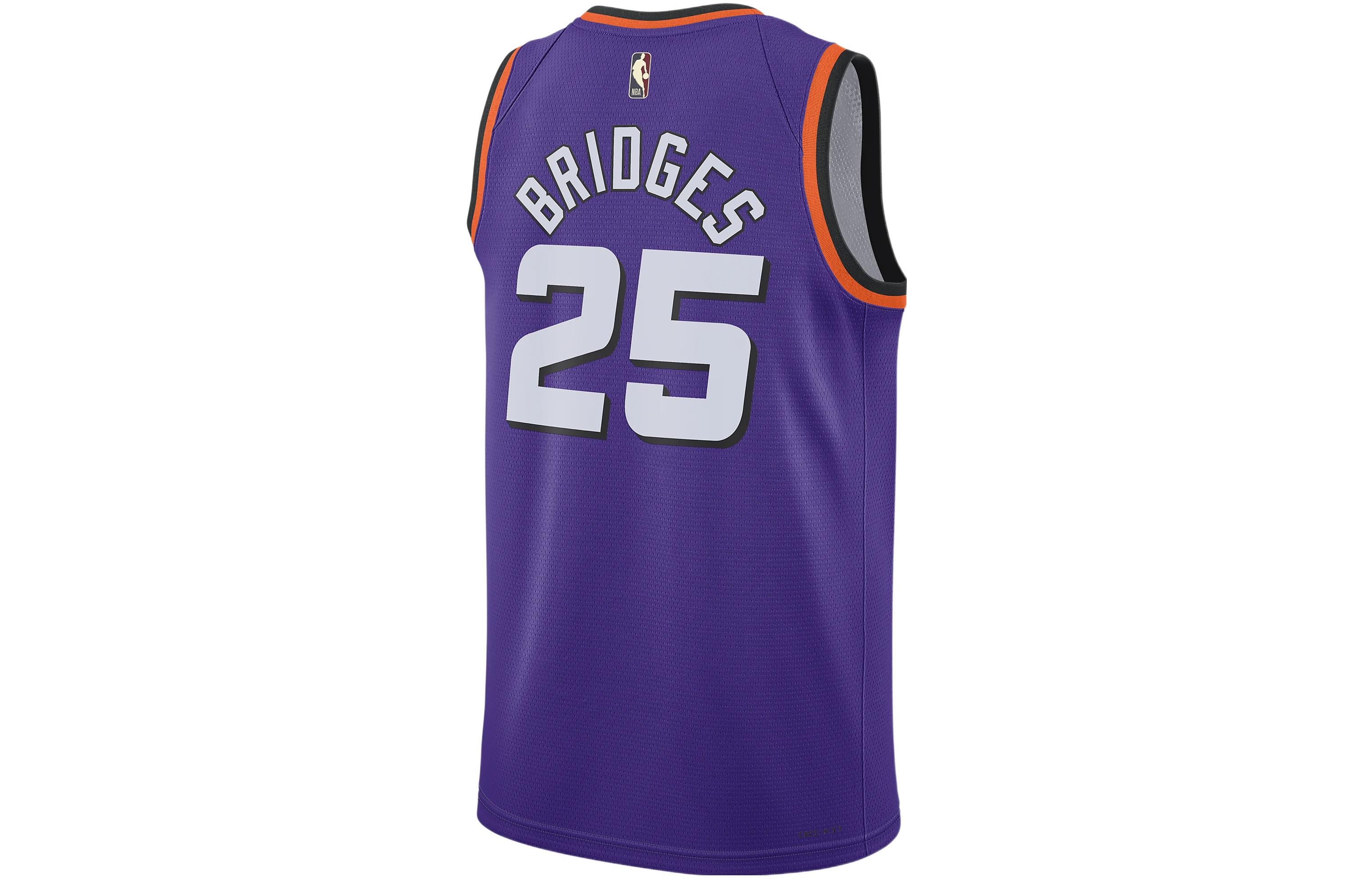 Баскетбольное джерси Nike Dri-FIT NBA Phoenix Suns Mikal Bridges Hardwood Classic 2022/23 Swingman Jersey — фото 2