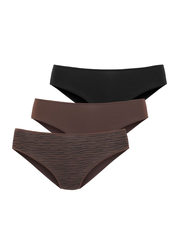 

Трусы LASCANA, цвет braun, schwarz