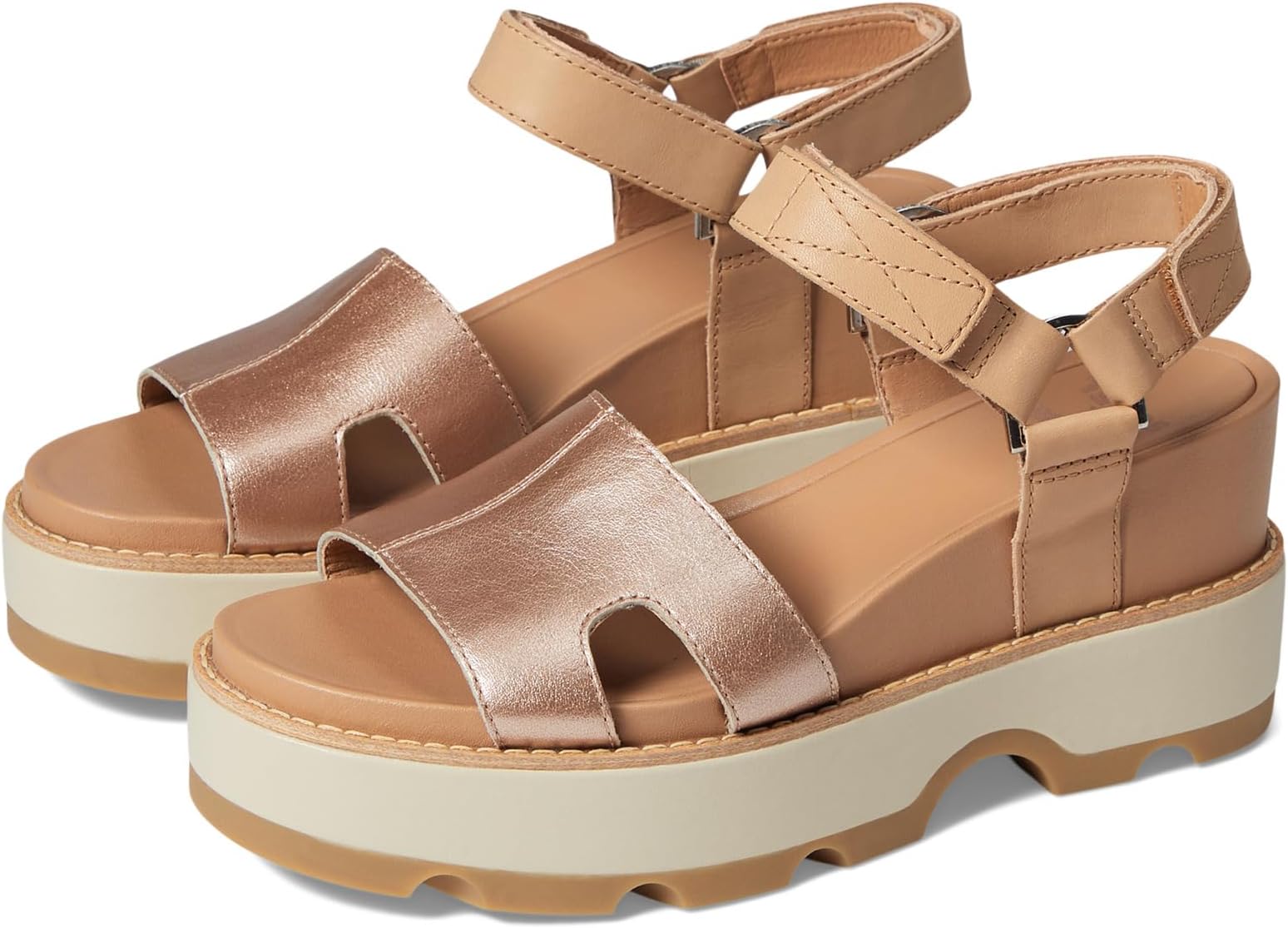 

Сандалии SOREL Joanie IV Ankle Strap Wedge, цвет Honest Beige/Gum 17