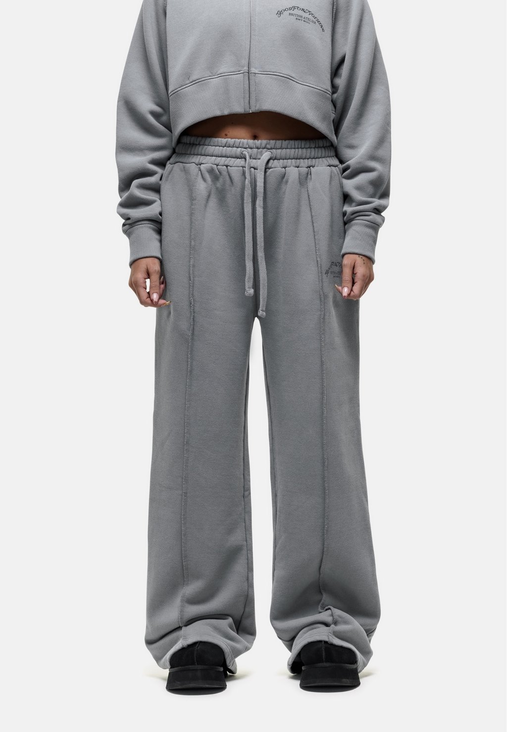 

Спортивные штаны RAW SEAM WIDE LEG PANTS Good For Nothing, серый