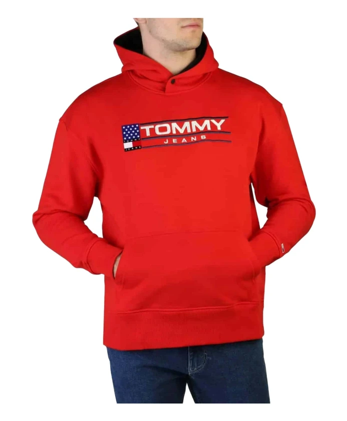 

Толстовка с капюшоном Tommy Jeans, красный