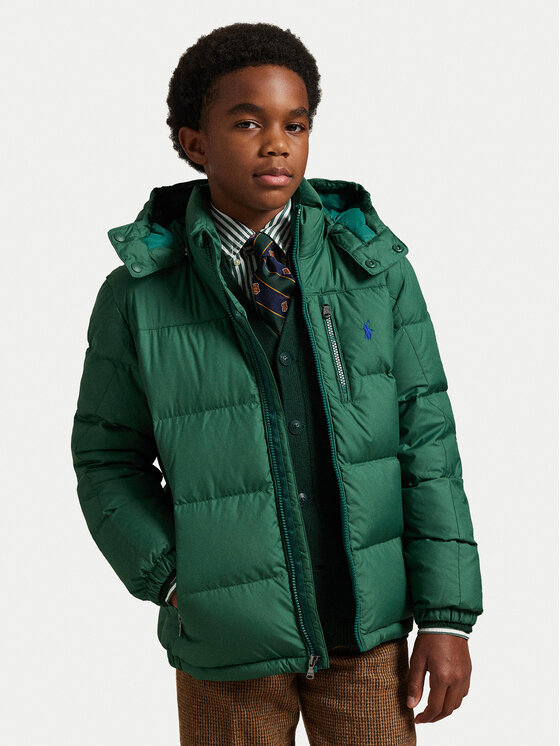 

Пуховик regular fit 323969861004 Polo Ralph Lauren, зеленый