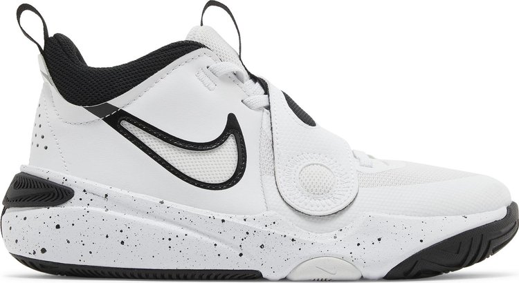 

Кроссовки Team Hustle D11 GS 'White Black', белый