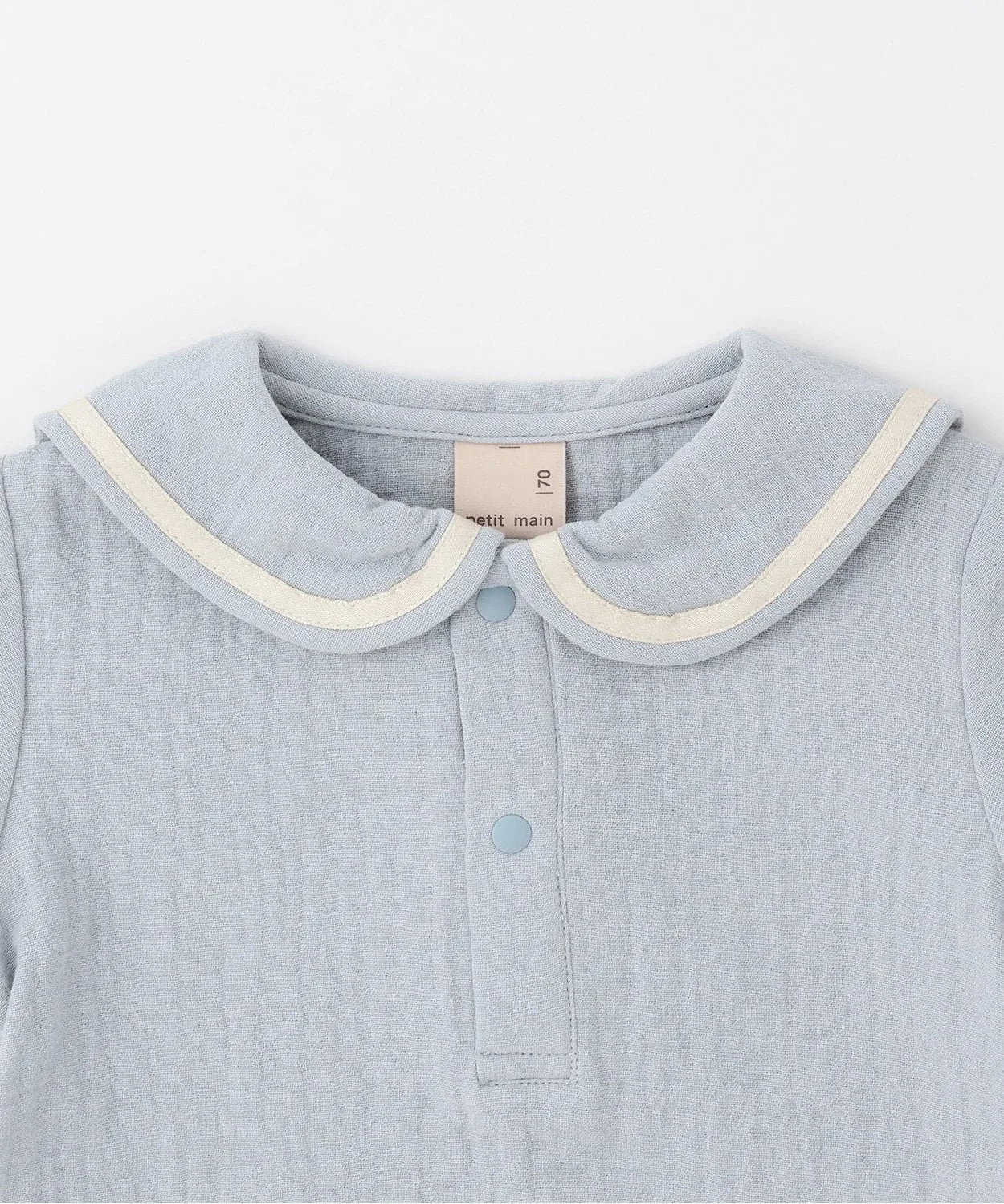 Комплект матросского костюма из марли Petit main, Light Blue — фото 4
