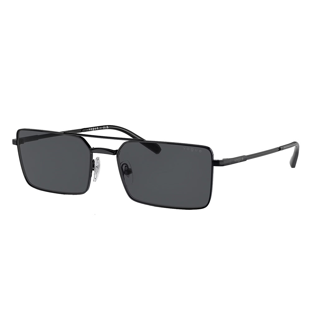 

Vogue Eyewear VO 4309S 352/87 55 мм унисекс прямоугольные солнцезащитные очки, черный