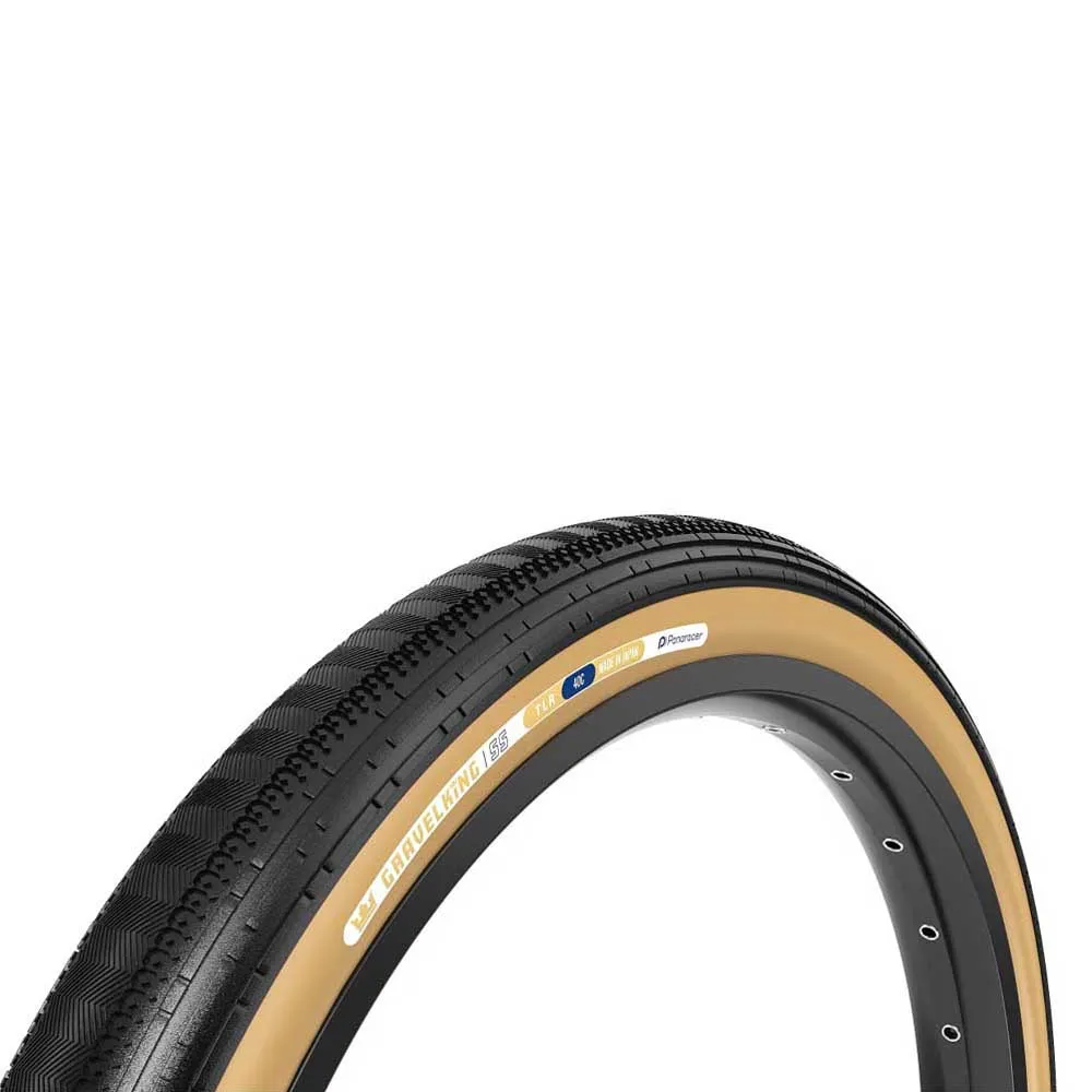 

Гравийная шина Panaracer Gravelking Semislick Tubeless 650B x 48, золотой