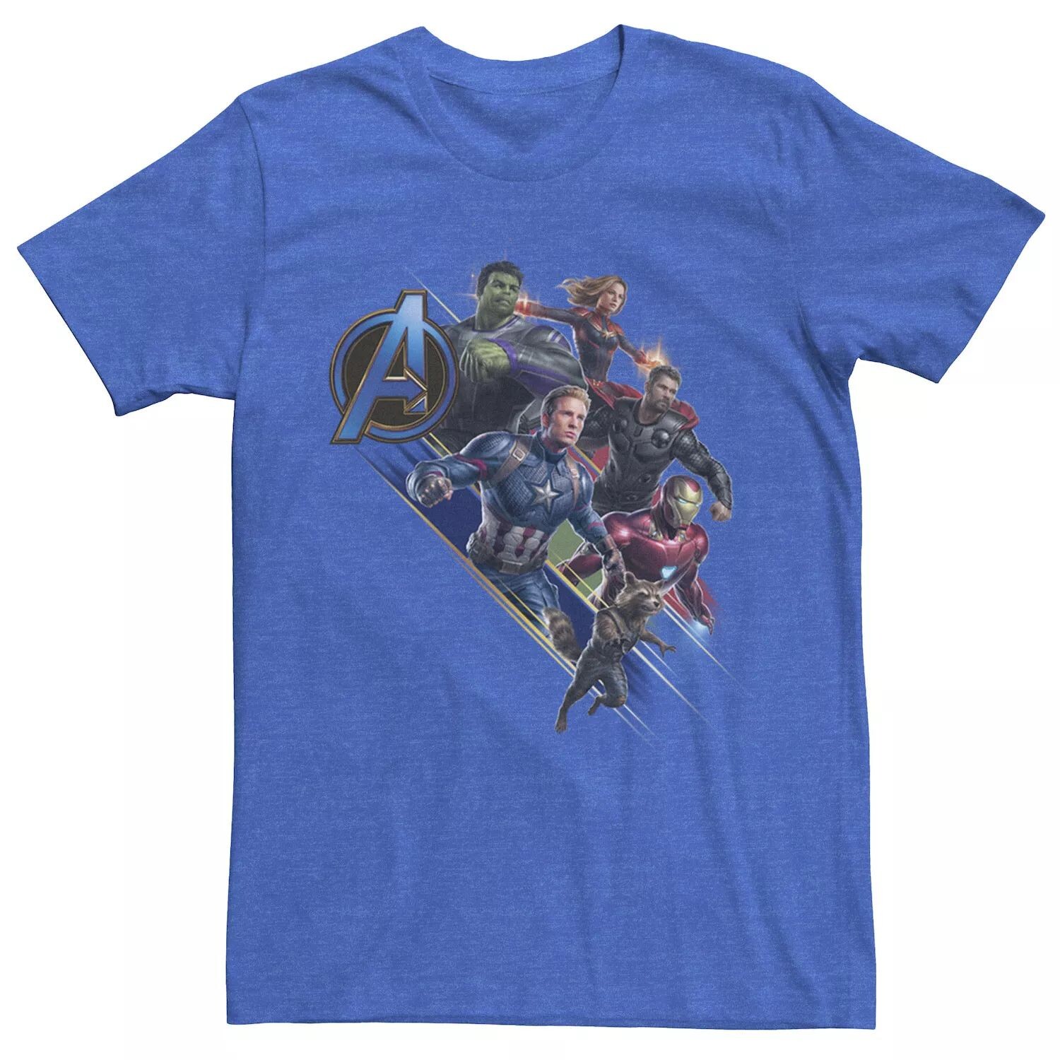 

Мужская футболка с логотипом Avengers Endgame Action Pose Marvel