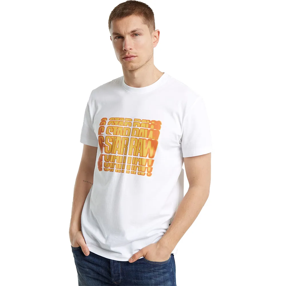 

Футболка с коротким рукавом G-Star Gradient, белый