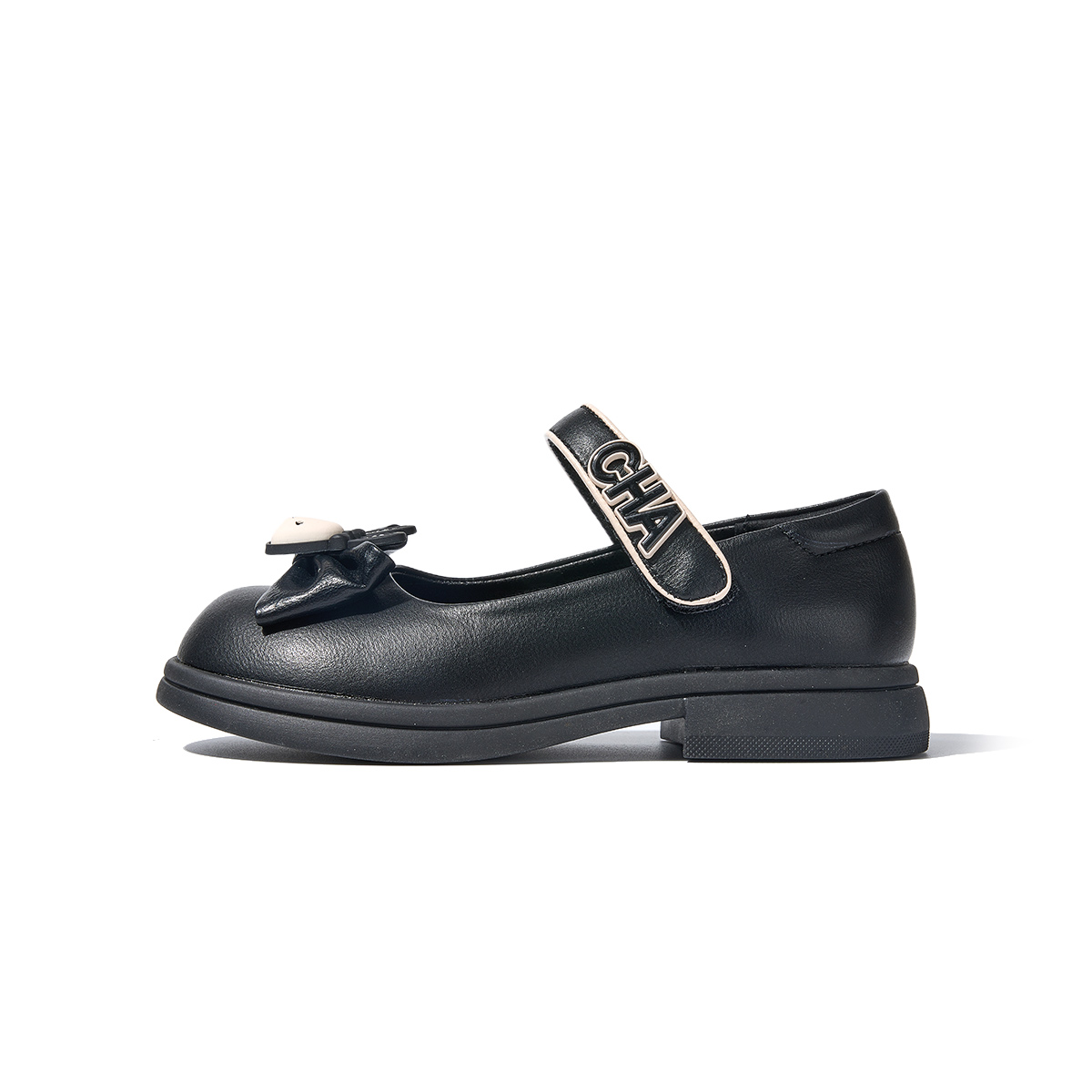 

Низкие детские кожаные туфли Kids' PSY, черный