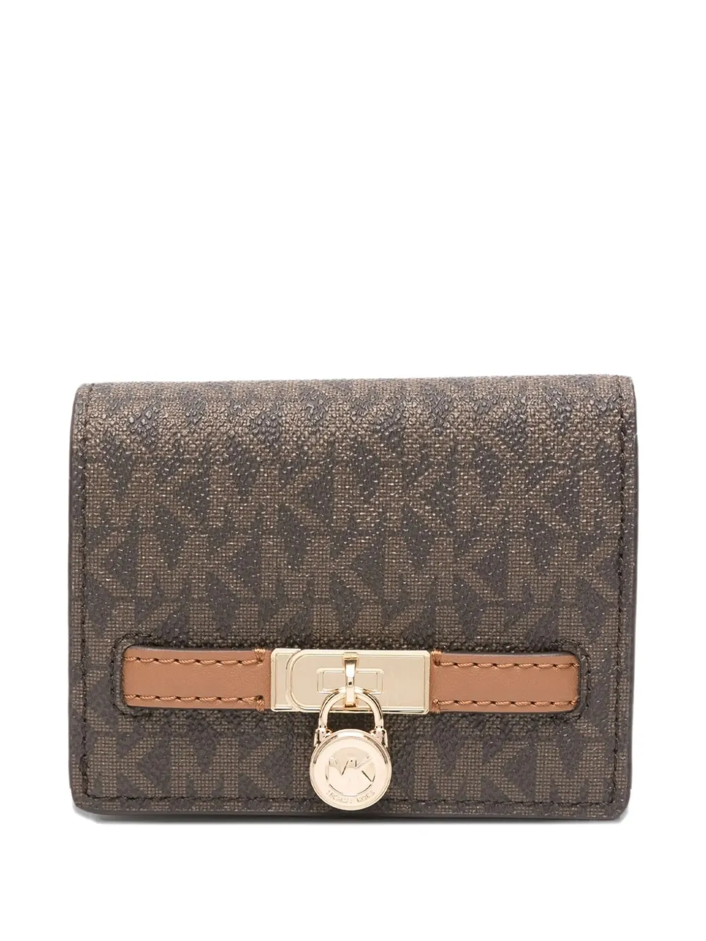 

Кошелек с монограммой Michael Kors, коричневый