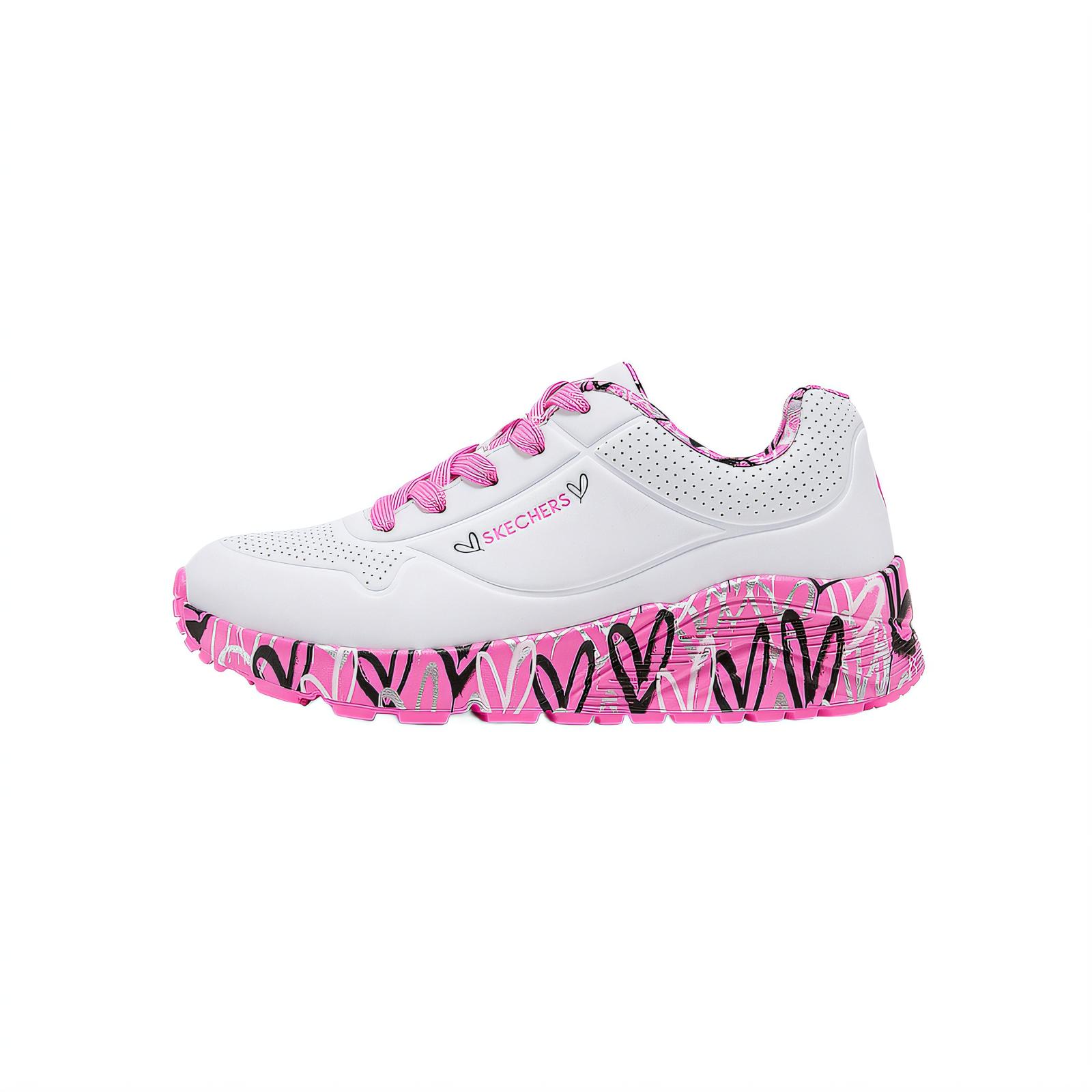 

Skechers Kids Детские повседневные кроссовки White Pink Kids'