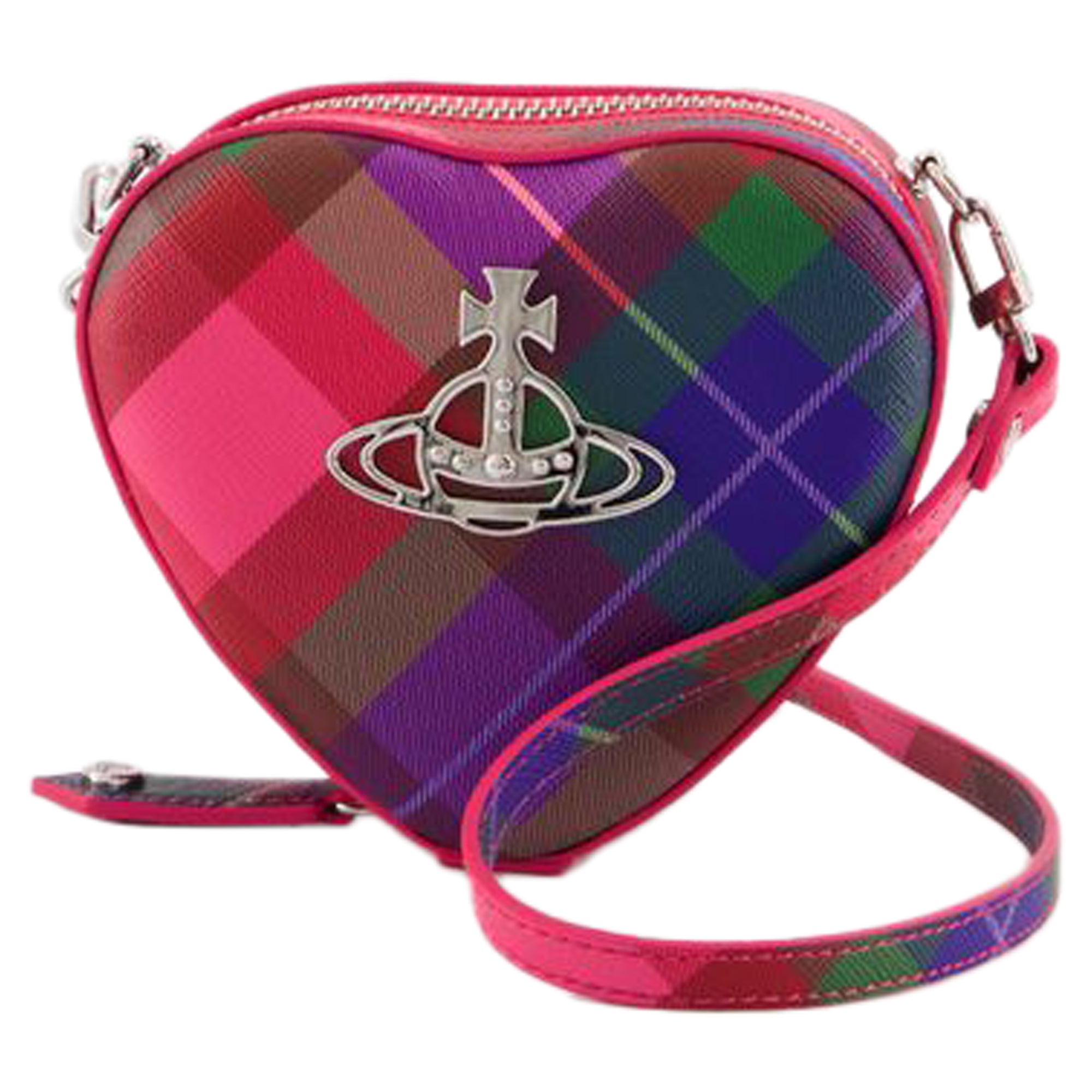 

Мини-сердечко нагрудная сумка Vivienne Westwood Синтетика Мультиколор