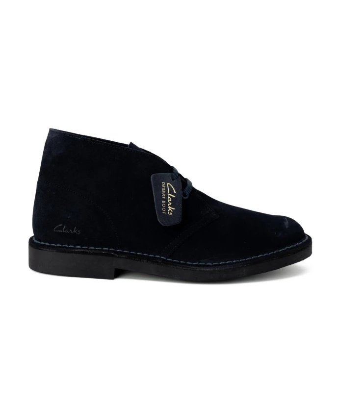 

Кожаные туфли на шнуровке Clarks, синий