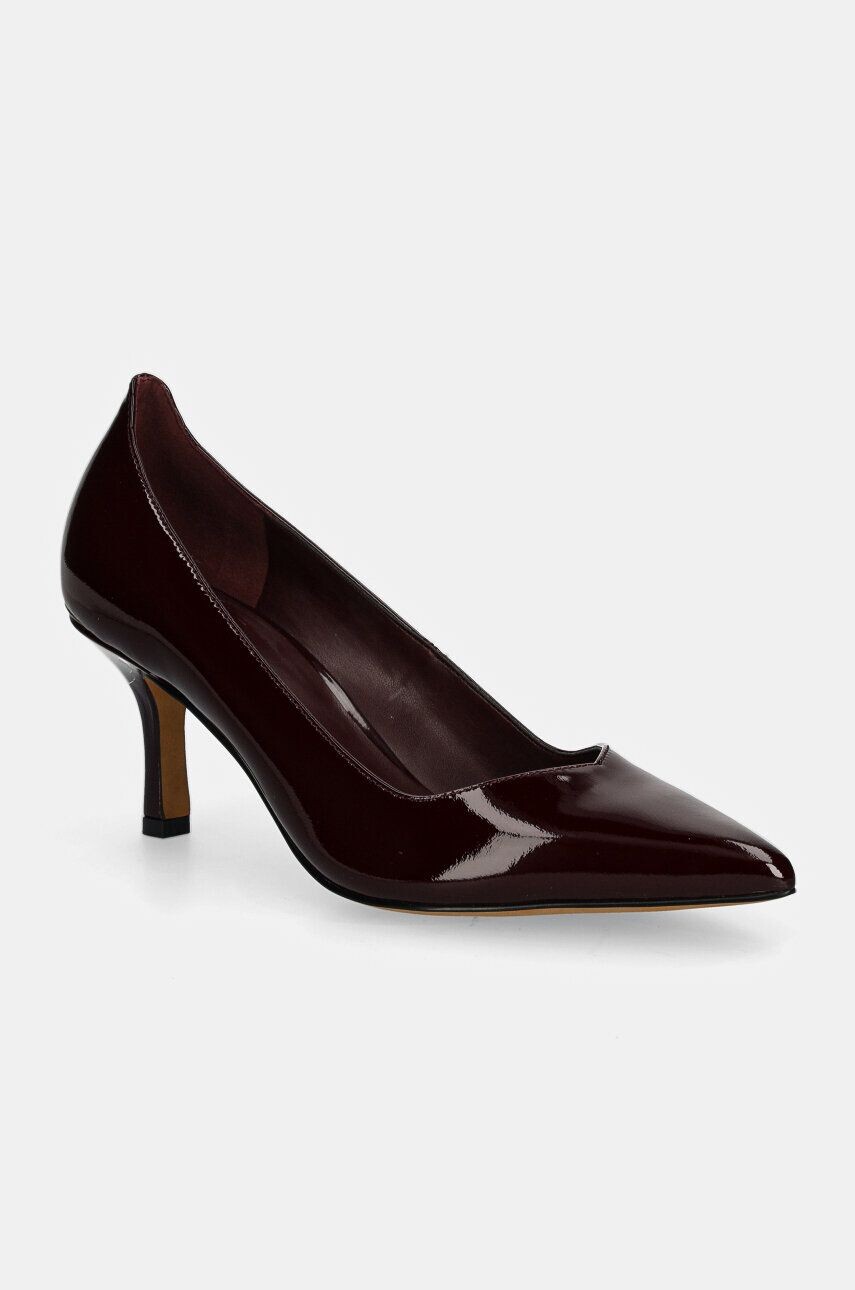 

Кожаные туфли на каблуке Dkny Ivanie, гранатовый
