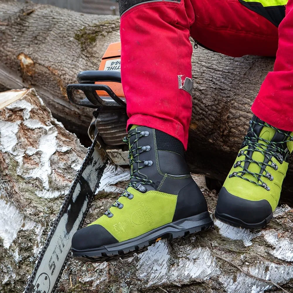 Ботинки HAIX Protector Ultra 2.0 GTX lime-green: Flexible use: your Protector Ultra 2.0 GTX with cut protection and — фото 2