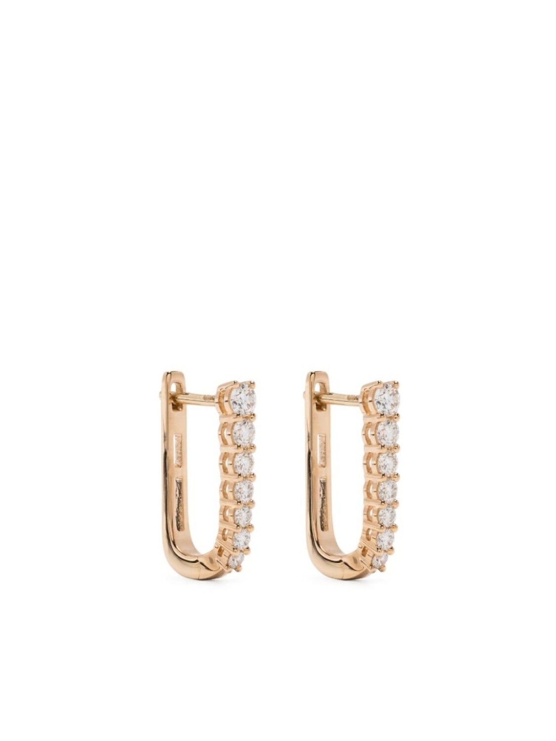 

Серьги-кольца Ava Bea из желтого золота с бриллиантами Dana Rebecca Designs, золотой