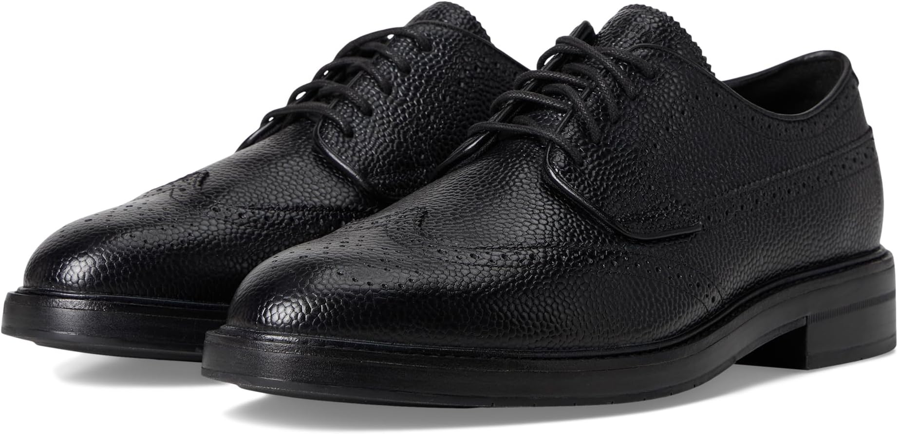 

Оксфорды Cole Haan Judson Grand Wingtip Oxfords, цвет Black Scotch Grain/Black
