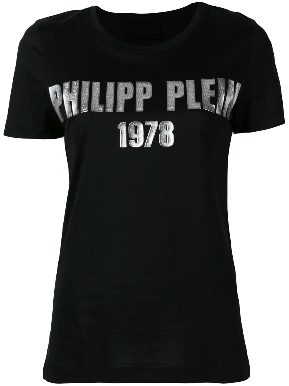 

Футболка с логотипом металлик '1978' Philipp Plein, черный