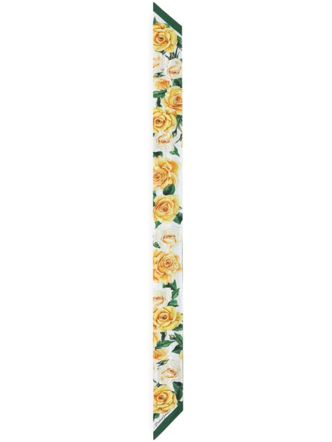 

Dolce & Gabbana шелковый платок с принтом, зеленый