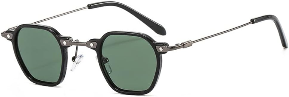 

Популярные модные маленькие женские солнцезащитные очки в стиле ретро-панк, конфетные оттенки, защита от УФ-излучения UV400, мужские солнцезащитные очки с градиентным покрытием LXLHWN, Black Dark Green