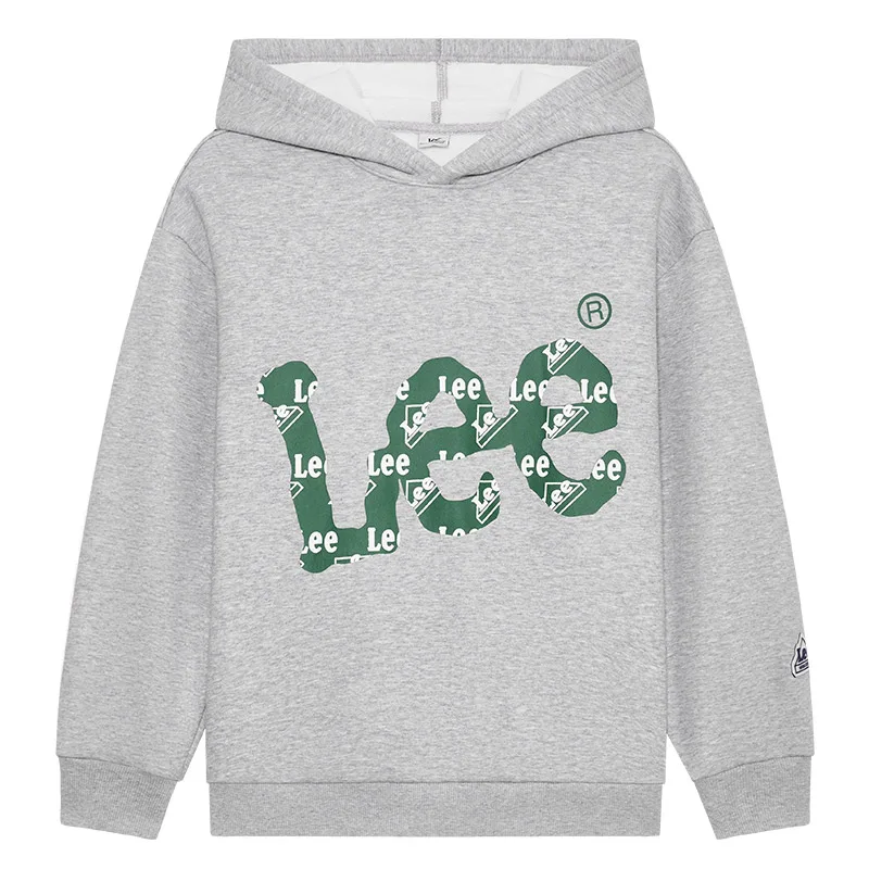 Толстовка с капюшоном для школьников Lee, Twilight Heather Gray