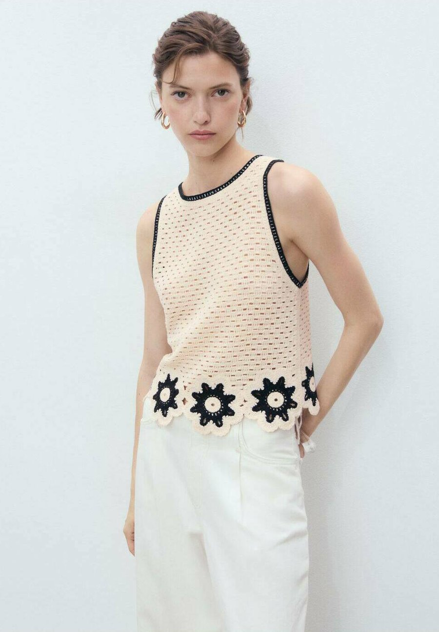 

Топ Mango Top, Beige