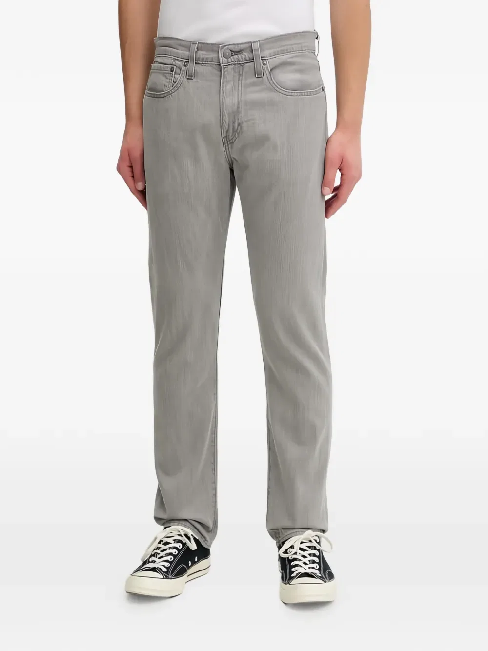 Джинсовые брюки с нашивкой 502 Levi'S, серый