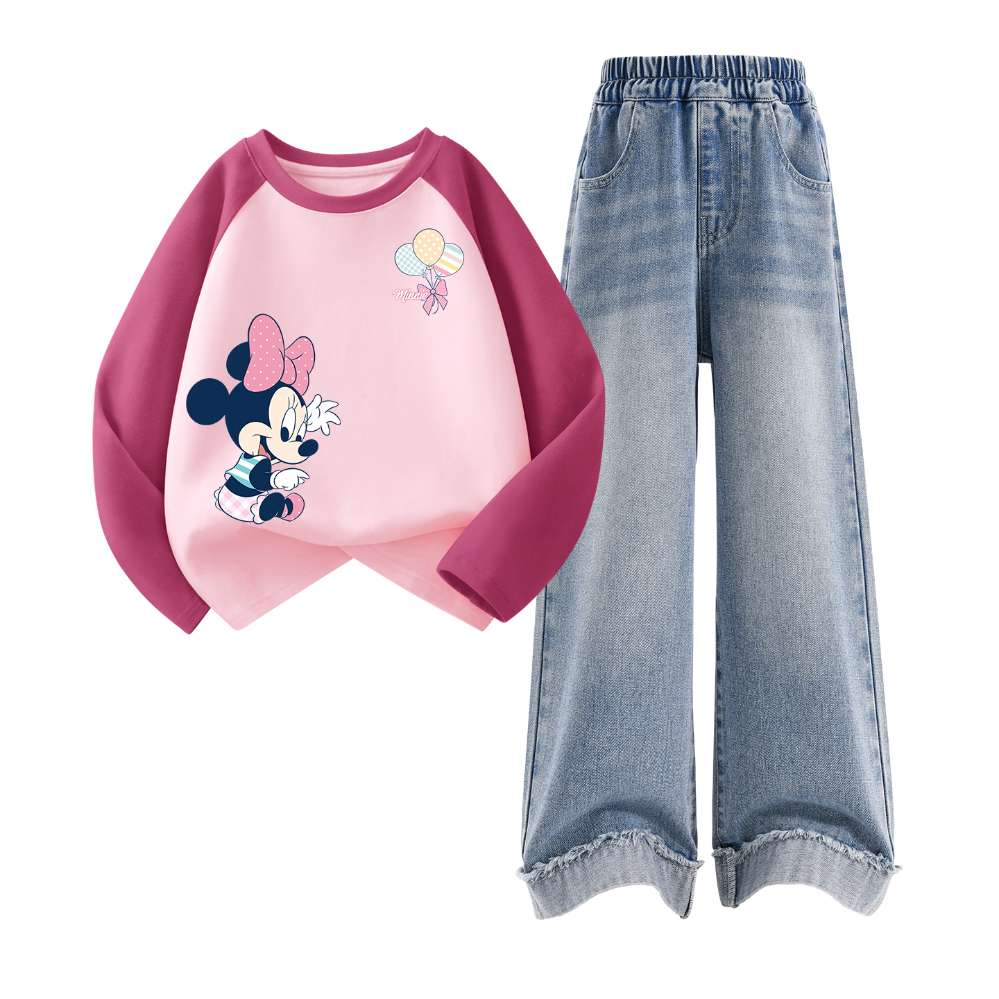 

Детская повседневная спортивная одежда Disney, светло-голубой