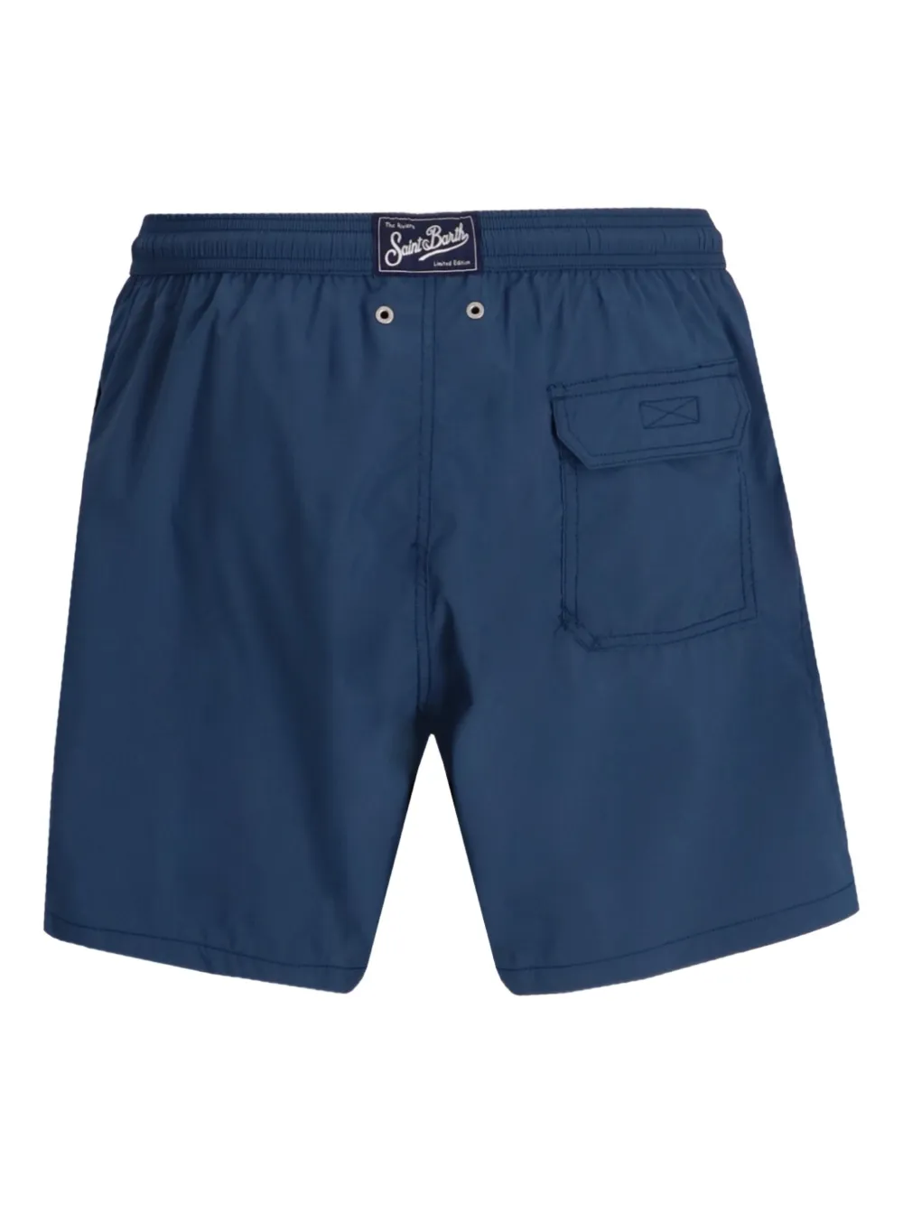 

Плавки-шорты с вышивкой MC2 SAINT BARTH, синий