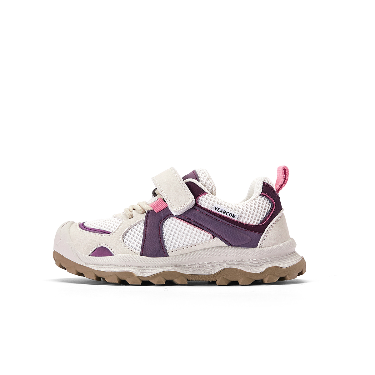 

Противоскользящая износостойкая повседневная обувь для детей YEARCON, белый/розовый