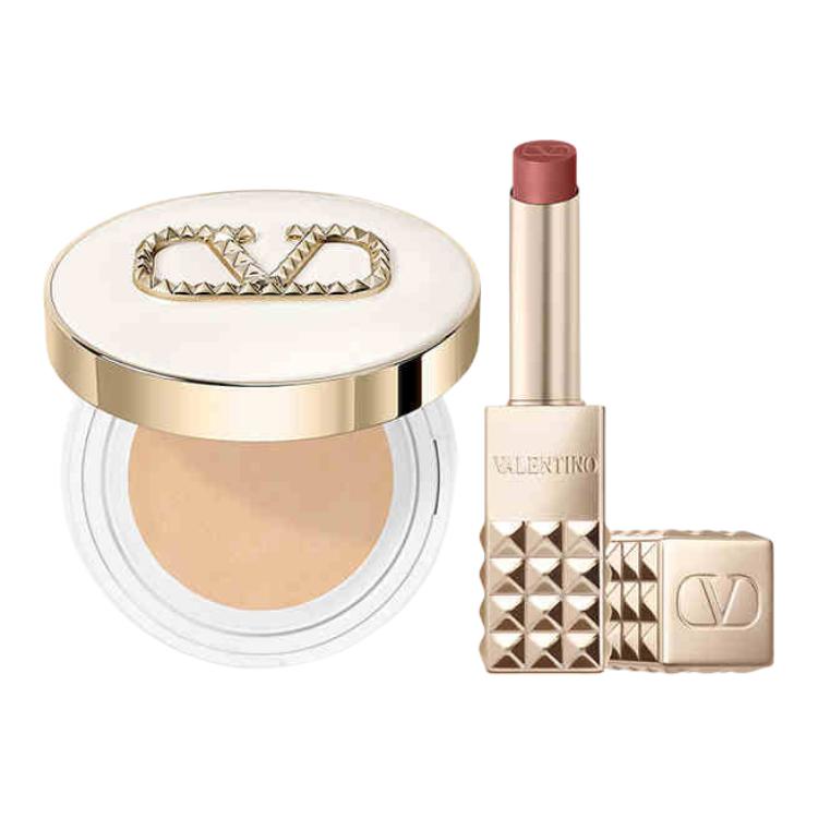 

Набор для макияжа Air Cushion помада два предмета легко растушевывается увлажняющий Air Cushion+помада Stud Valentino