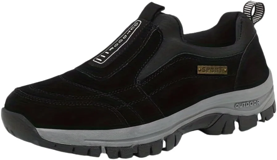 Мужские лоферы с аркой, Breathable Slip-On Sneakers, Black Hhhchpm