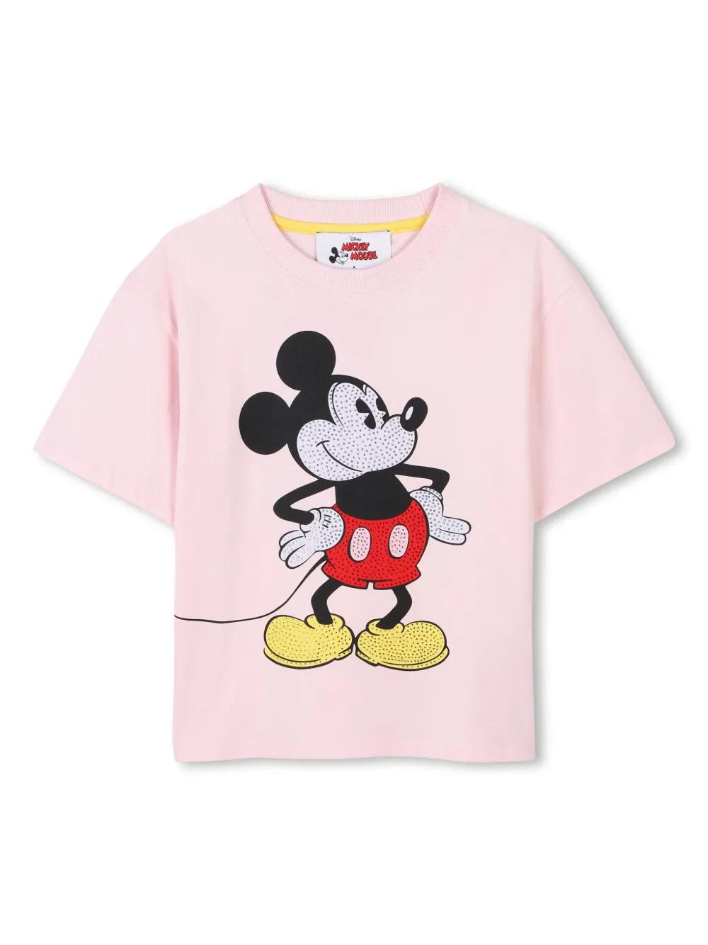 

Футболка с графичным принтом из коллаборации с Mickey Mouse Marc Jacobs Kids, розовый