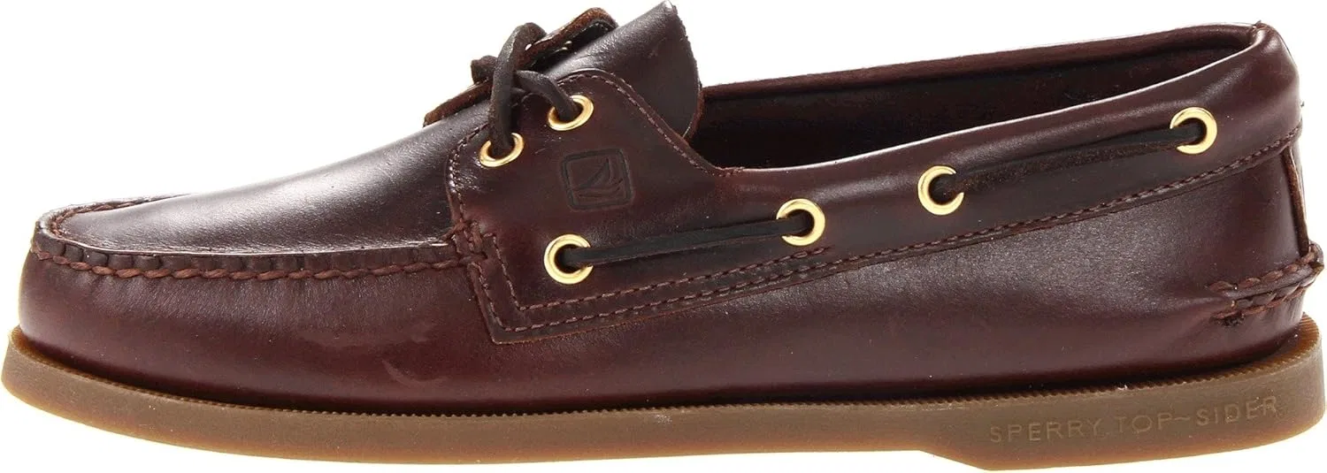 Мужские низкие туфли Sperry A/O 2-Eye Canvas Salt Washed 0836775, Amaretto — фото 4