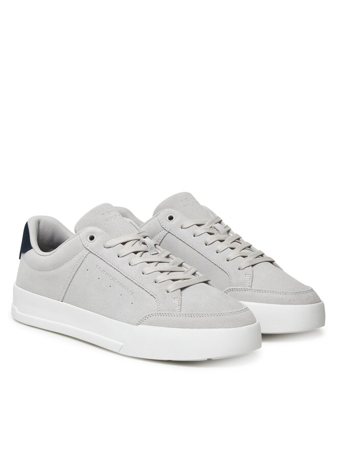 Кроссовки Th Court Summer Suede FM0FM05517 Tommy Hilfiger, серый — фото 2