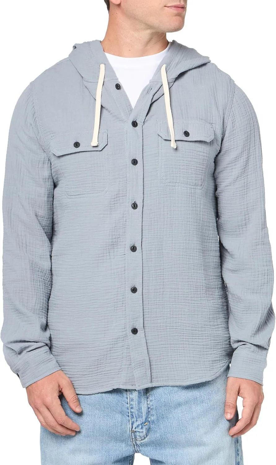 

Мужская худи Hughie из марли на пуговицах UNIONBAY