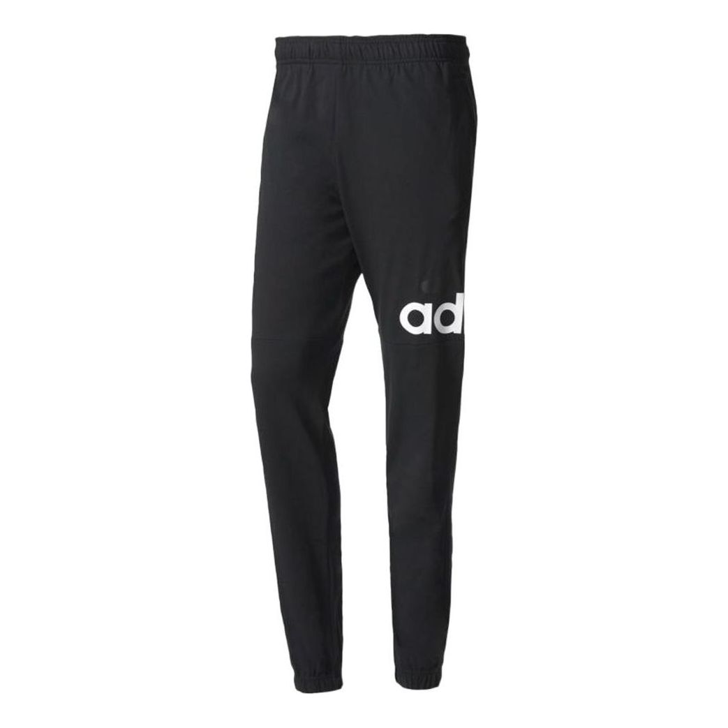

Повседневные брюки Men's adidas Alphabet Large Logo Knit Casual Pants/Trousers Black B47217